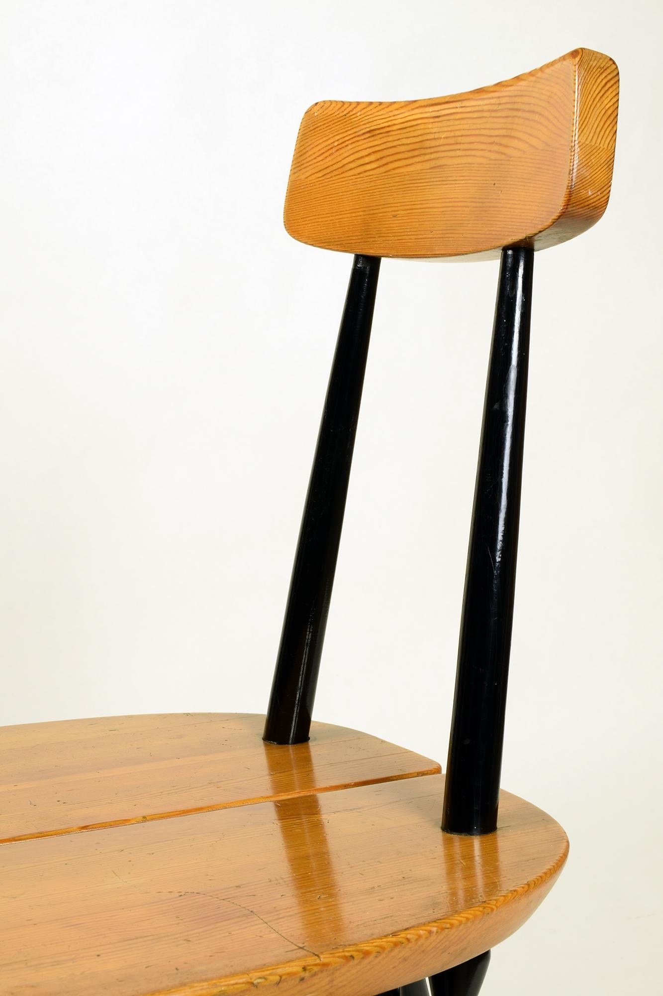 Ilmari Tapiovaara, ‘Pirkka’ Side Chair, 1955, Lovely Original Early Version 1