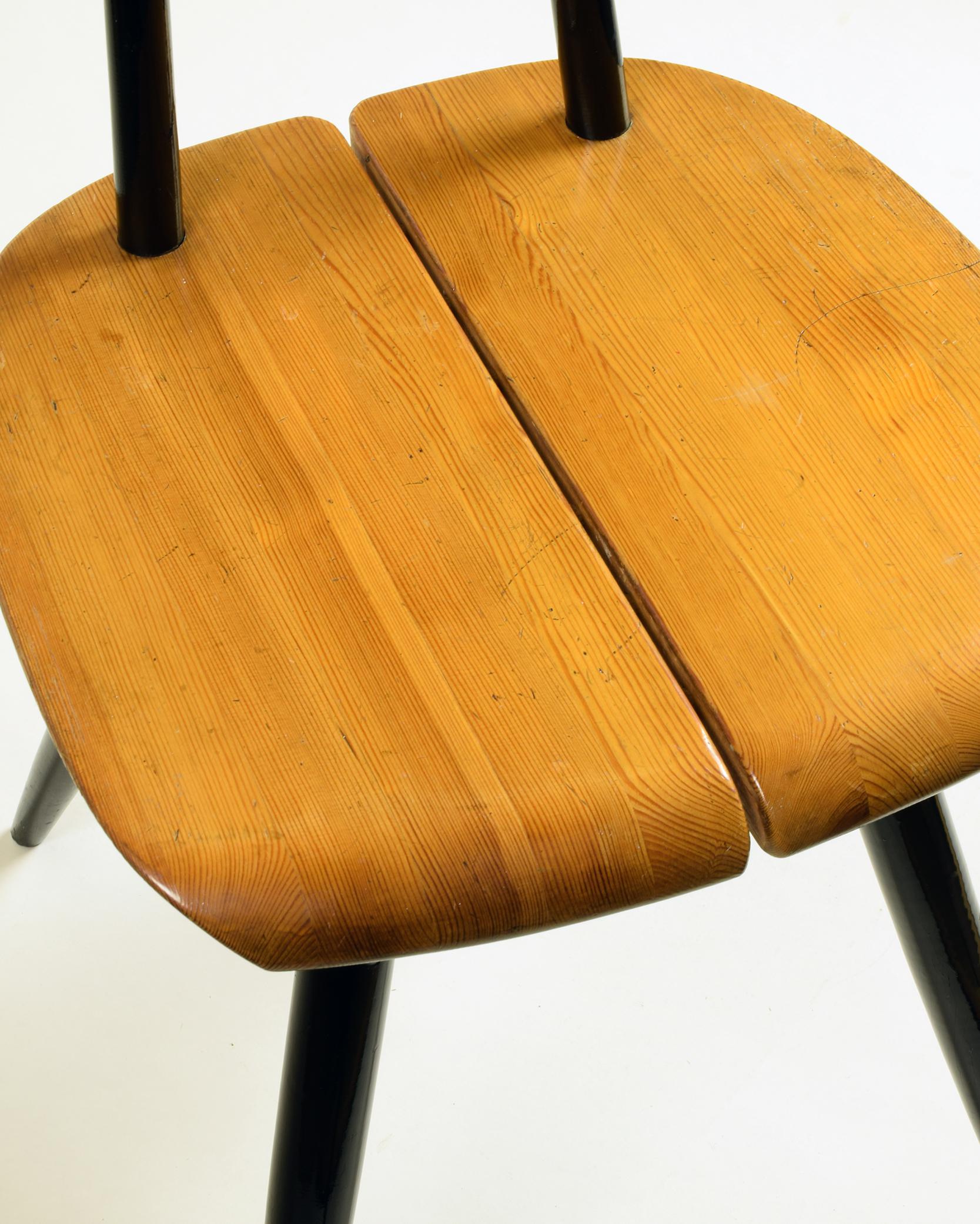 Ilmari Tapiovaara, ‘Pirkka’ Side Chair, 1955, Lovely Original Early Version 5