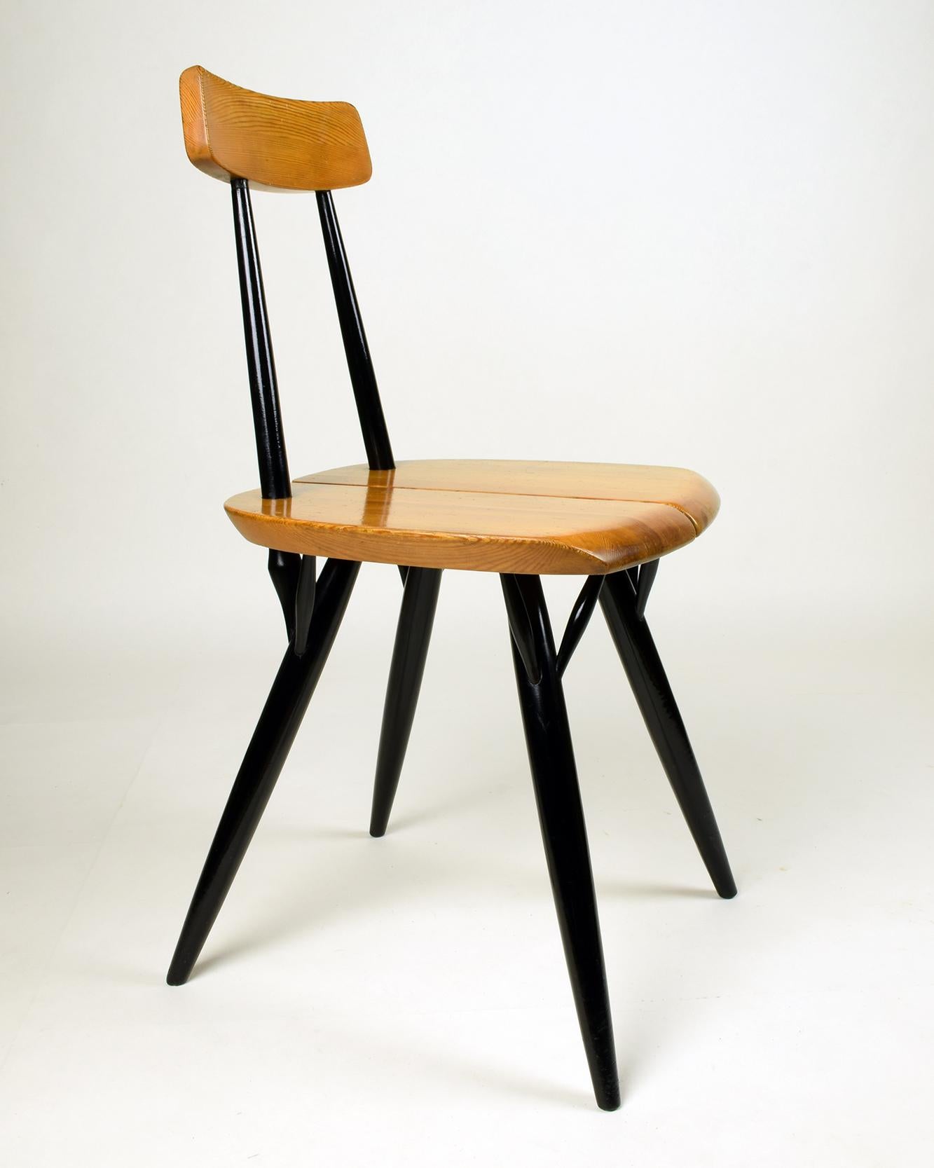 Finnish Ilmari Tapiovaara, ‘Pirkka’ Side Chair, 1955, Lovely Original Early Version