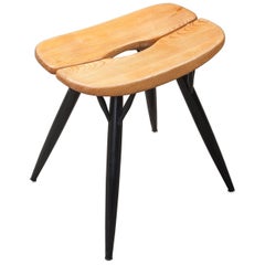 Tabouret Pirkka d'Ilmari Tapiovaara pour Laukaan Puu, années 1950