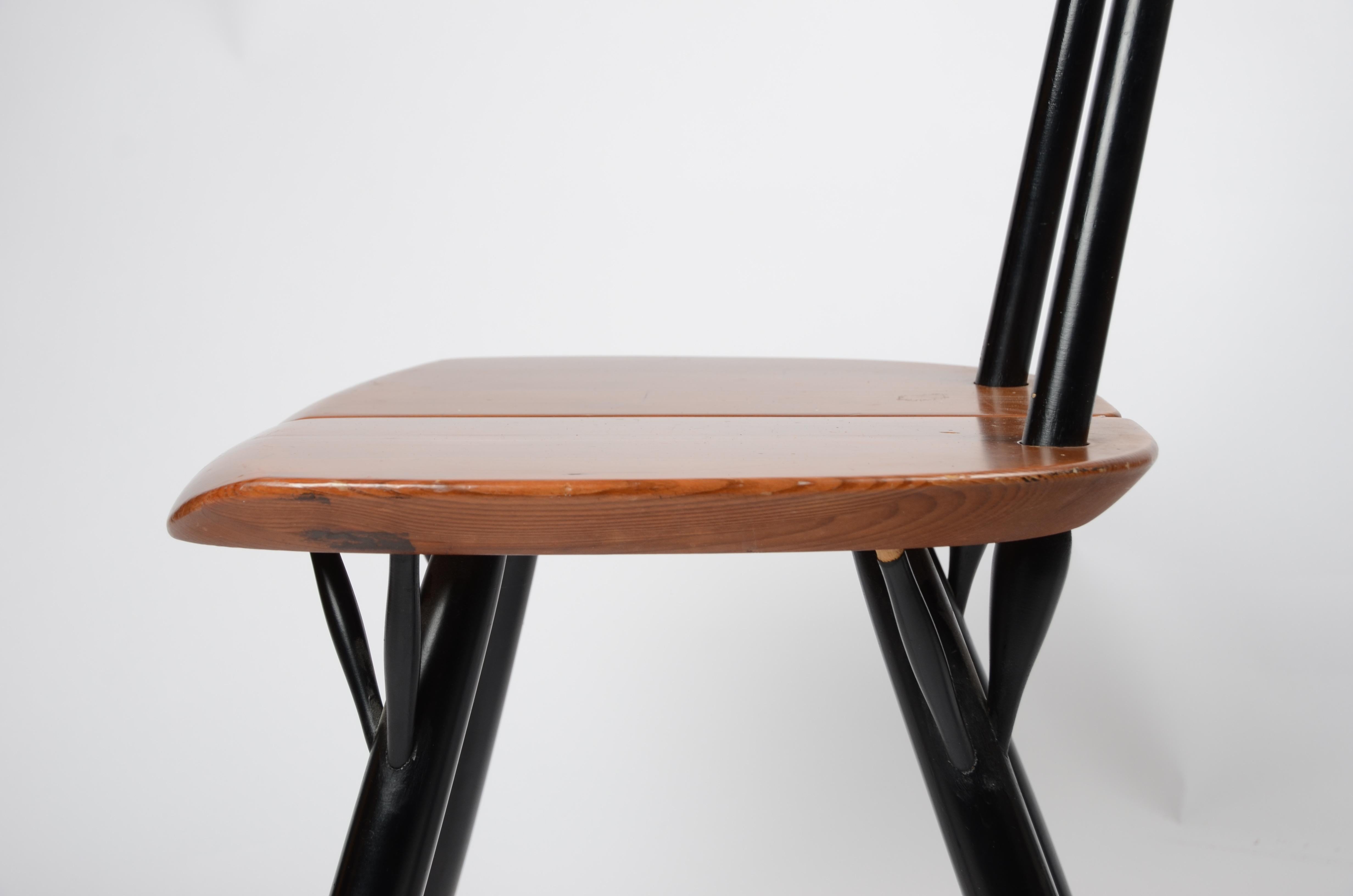 Late 20th Century Ilmari Tapiovaara, `Pirkka` Table and Chairs, 1970s