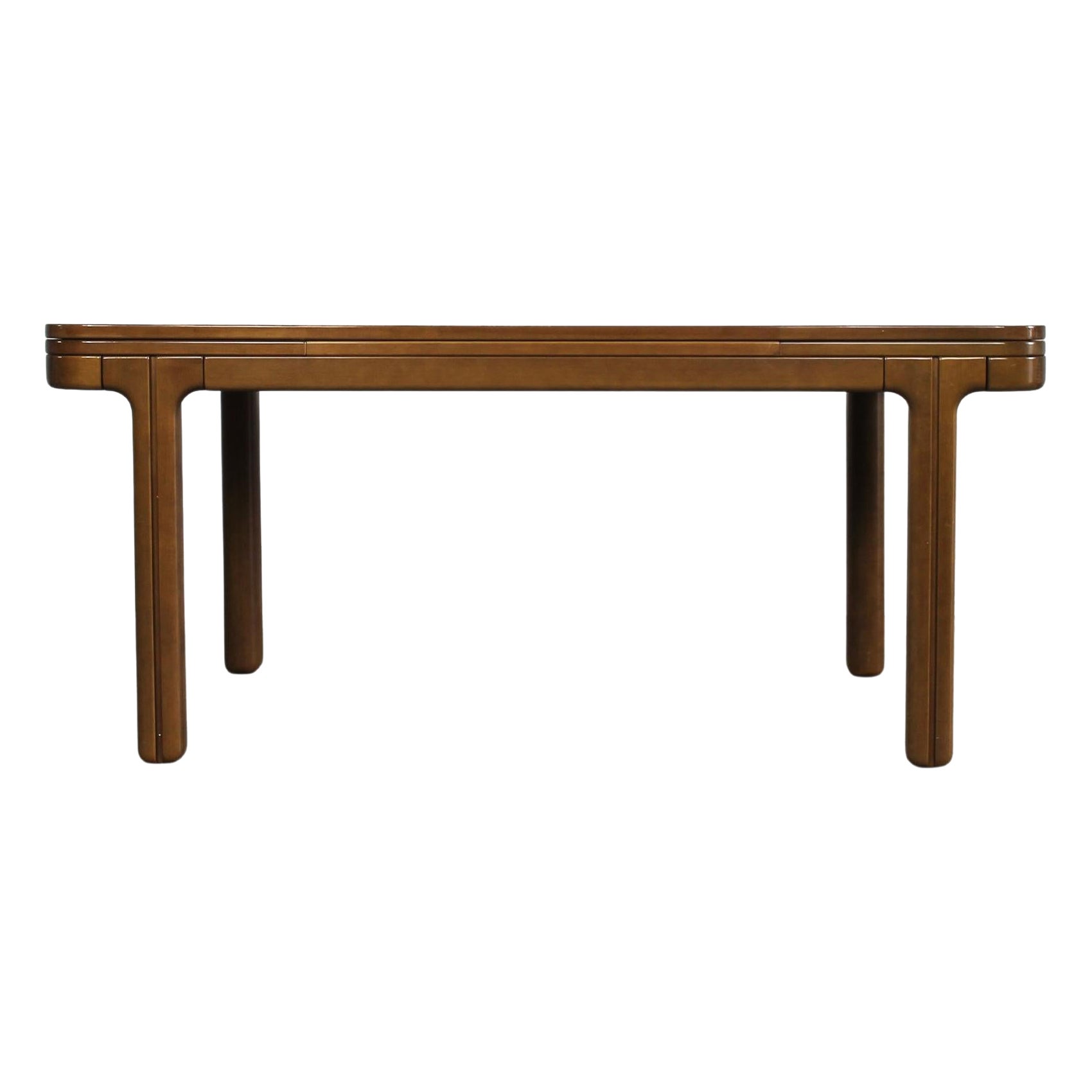 Ilmari Tapiovaara Rectangular Extendable Dining Table in Wood 1970s