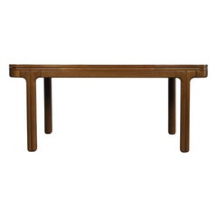 Ilmari Tapiovaara Rectangular Extendable Dining Table in Wood 1970s