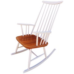 Ilmari Tapiovaara Rocking Chair for Asko, 1950s