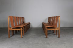 Ilmari Tapiovaara Set of Eight Dining Chairs by Permanente Mobili Cantù 1950s