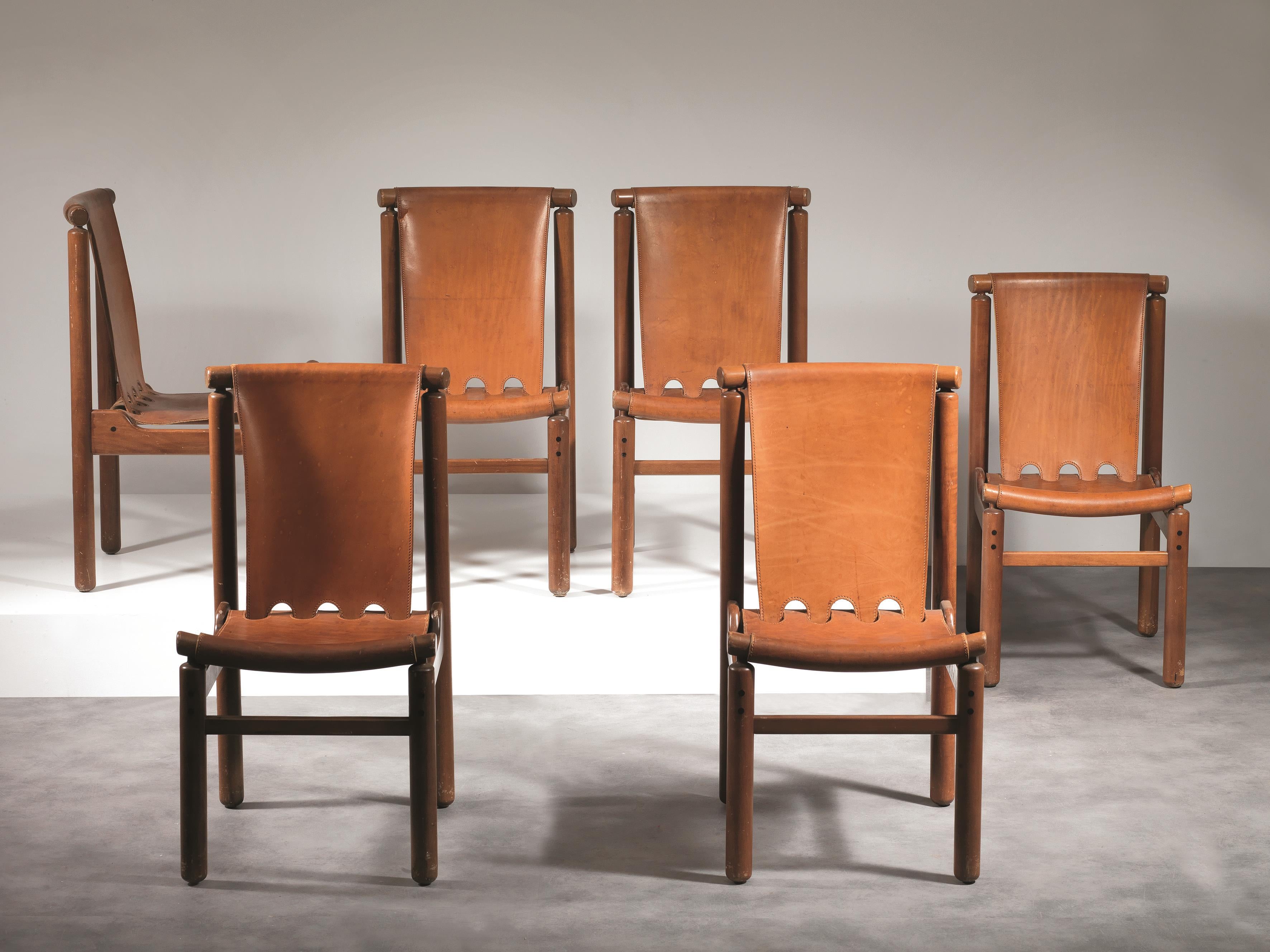 Italian Ilmari Tapiovaara Set of Ten Dining Chairs La Permanente Cantù, 1950