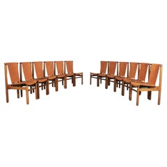 Vintage Ilmari Tapiovaara Set of Twelve Dining Chairs by Permanente Mobili Cantù 1950s
