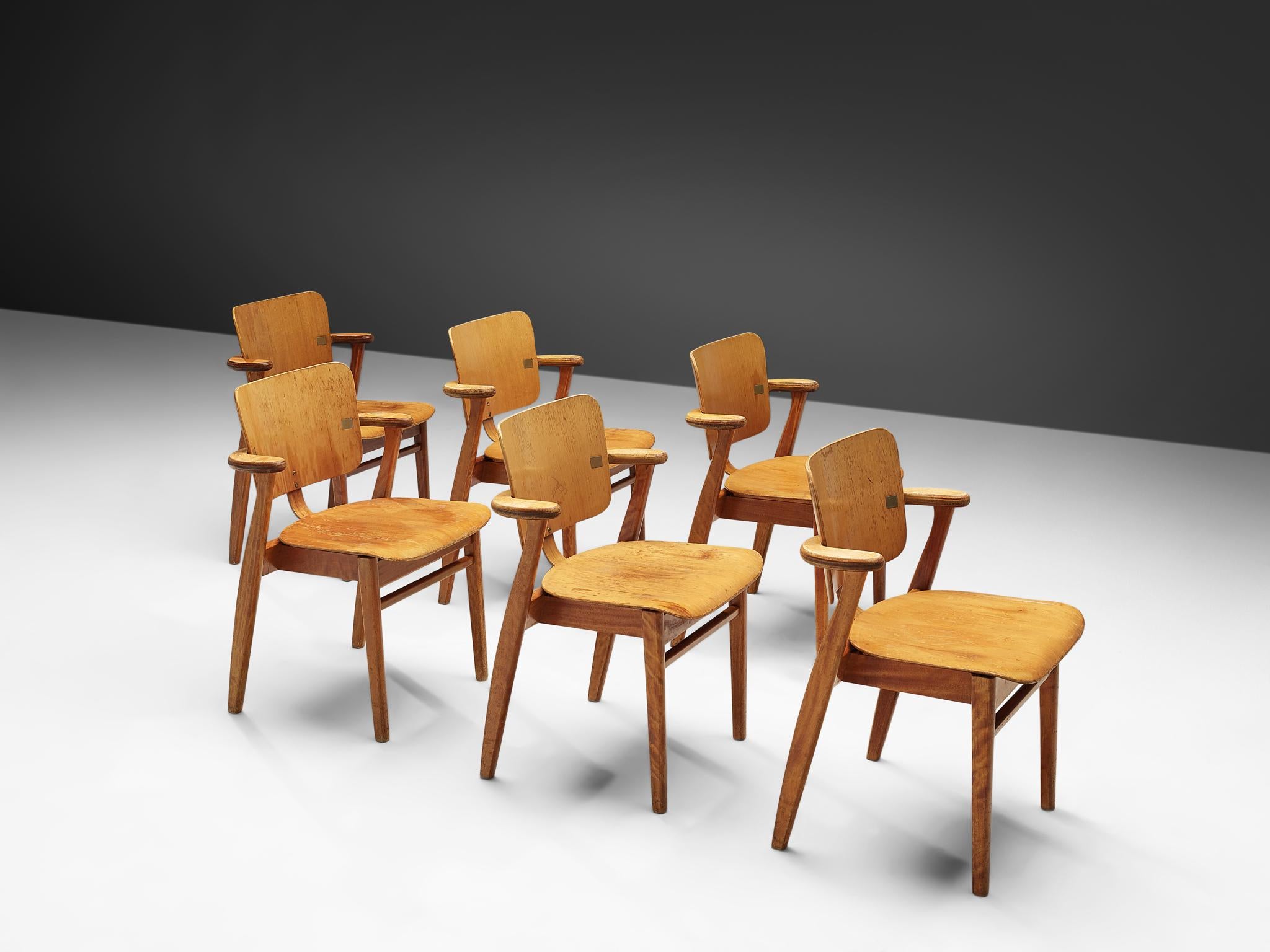 Ilmari Tapiovaara Set of Twelve 'Domus' Dining Chairs 1