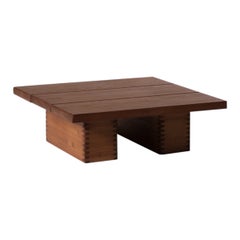 Table d'appoint Ilmari Tapiovaara en bois de pin, Finlande, années 1950