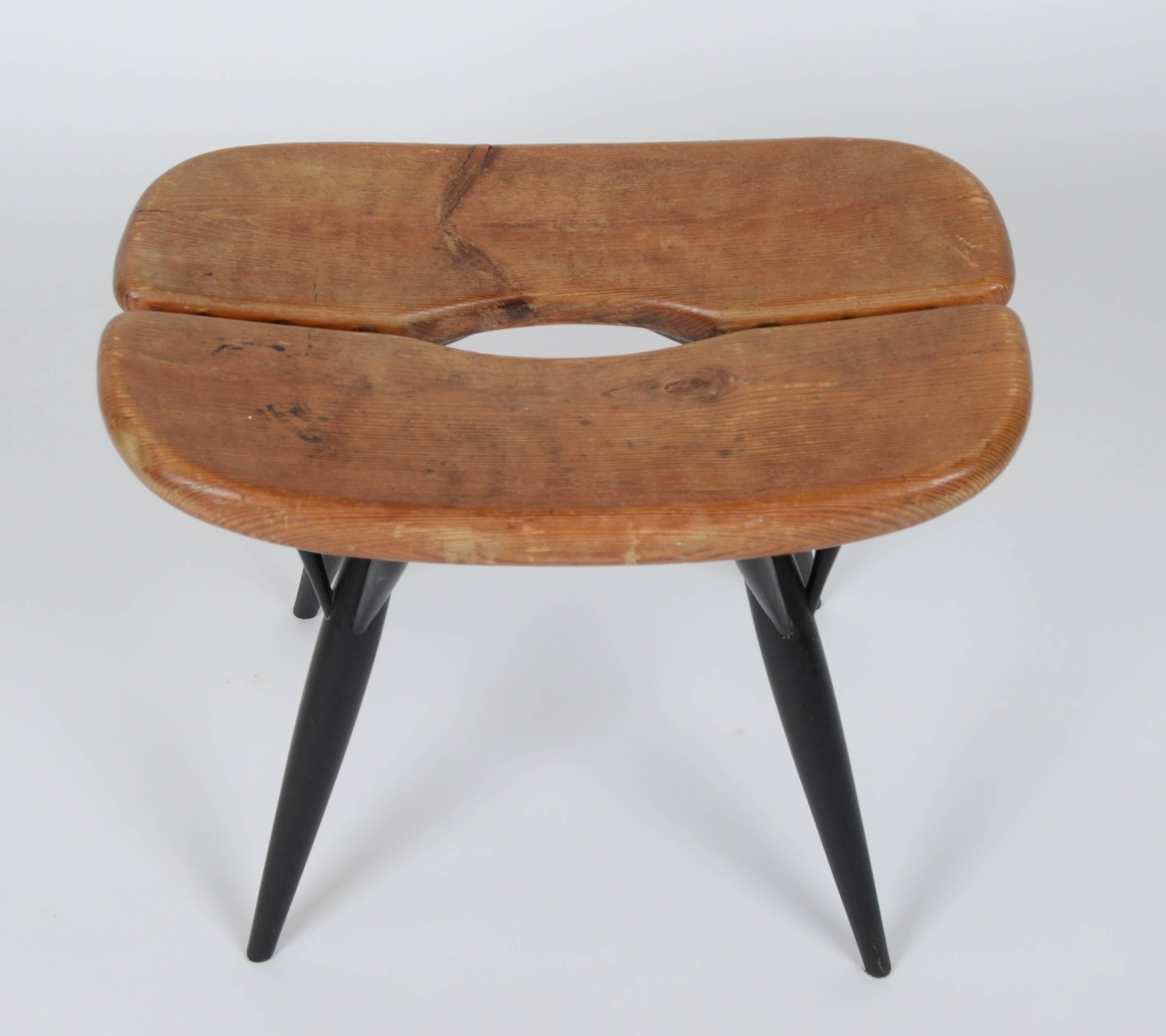 Pirkka stool by Ilmari Tapiovaara. Designed for Laukaan Puu in 1957.