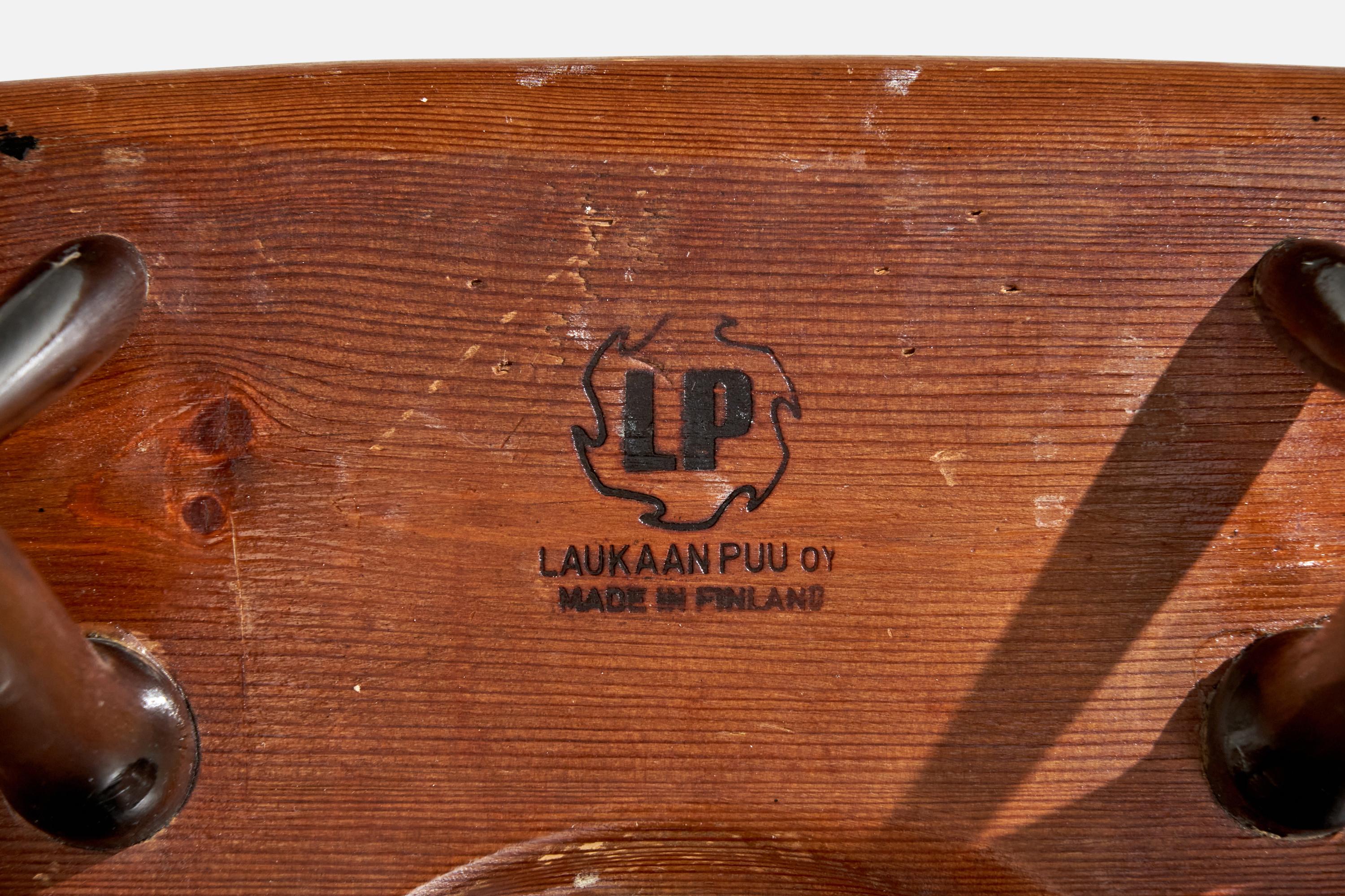Ilmari Tapiovaara, Stool, Pine, Finland, 1950s (Skandinavische Moderne) im Angebot