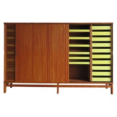 Ilmari Tapiovaara Wood Cabinet Chest of Drawers for Selettiva Di Cantù 1950s