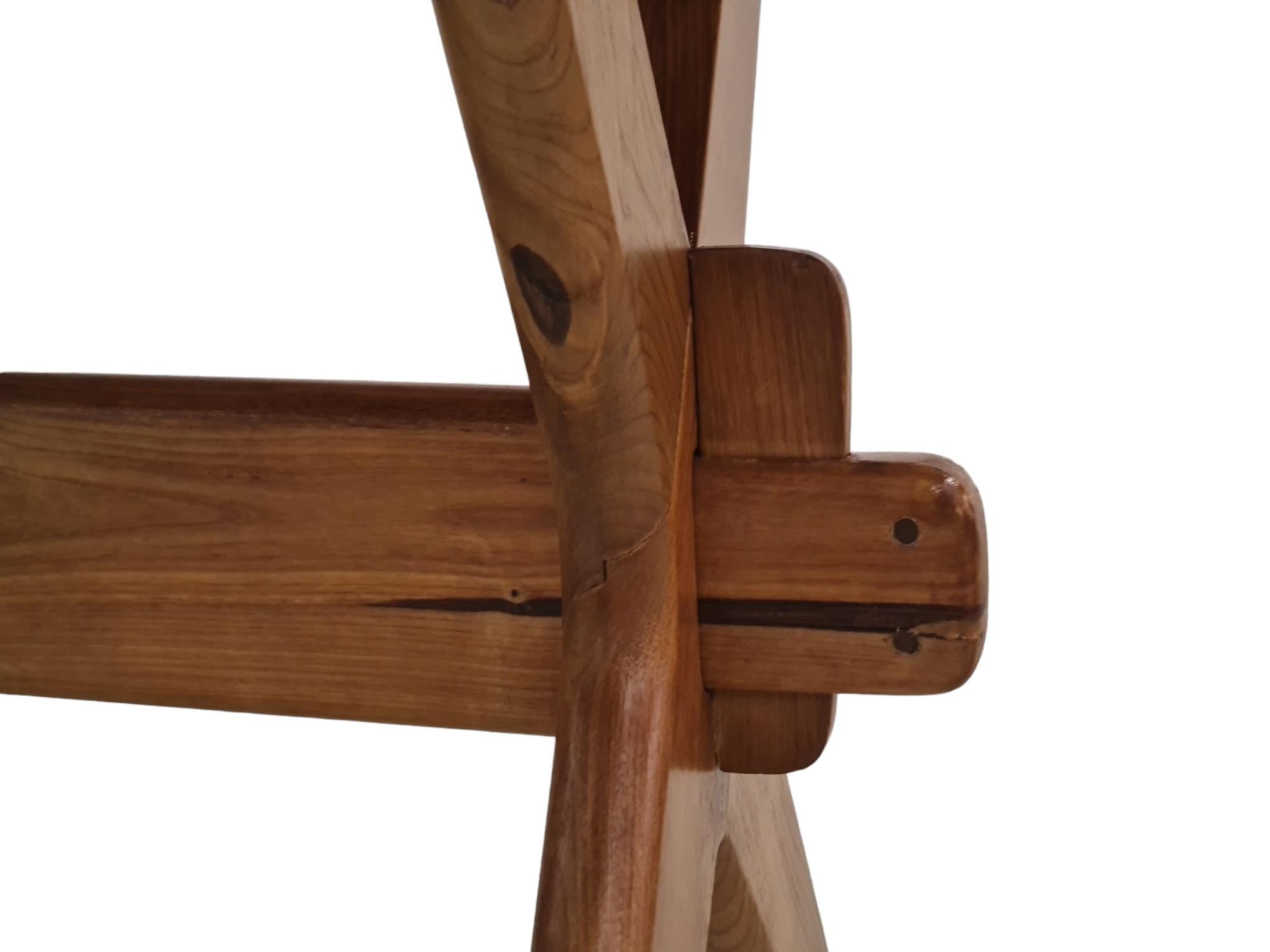 Birch Ilmari Tapiovaara X-leg Easily Dismantable Table For Sale