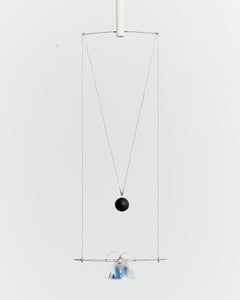 'Ilo Ilu III' kinetic ceiling pendant light by Ingo Maurer