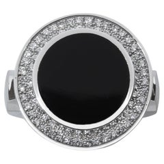 Ilona Orel Diamond Lacquer White Gold Ring Moon Eclipse Kinetic Secret mechanism