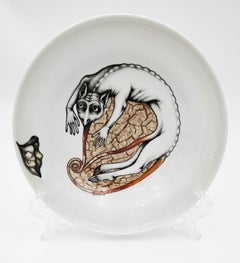 Decorated Plate  (Porcelain, Latvia, Sculpture, Smooth Texture, Translucency)