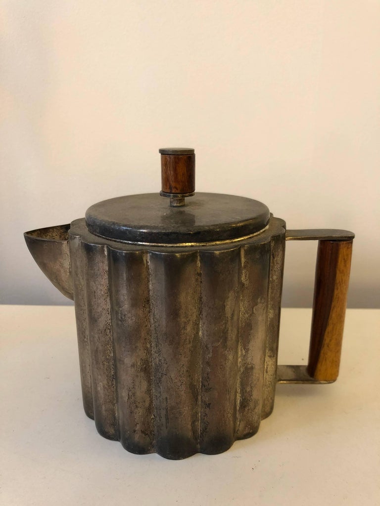 American Ilonka Karasz Art Deco Tea Pot For Sale