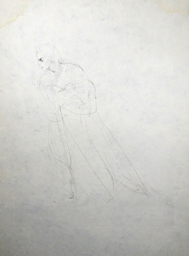 Woman ist ein Original-Kunstwerk von Ilse Voigt aus den ersten Jahren der 1950er Jahre.

Radierung und Kaltnadel auf Japanpapier.

Guter Zustand bis auf einige kleine Flecken am oberen Rand.

Dieses Kunstwerk ist eine kostbare Kaltnadel auf