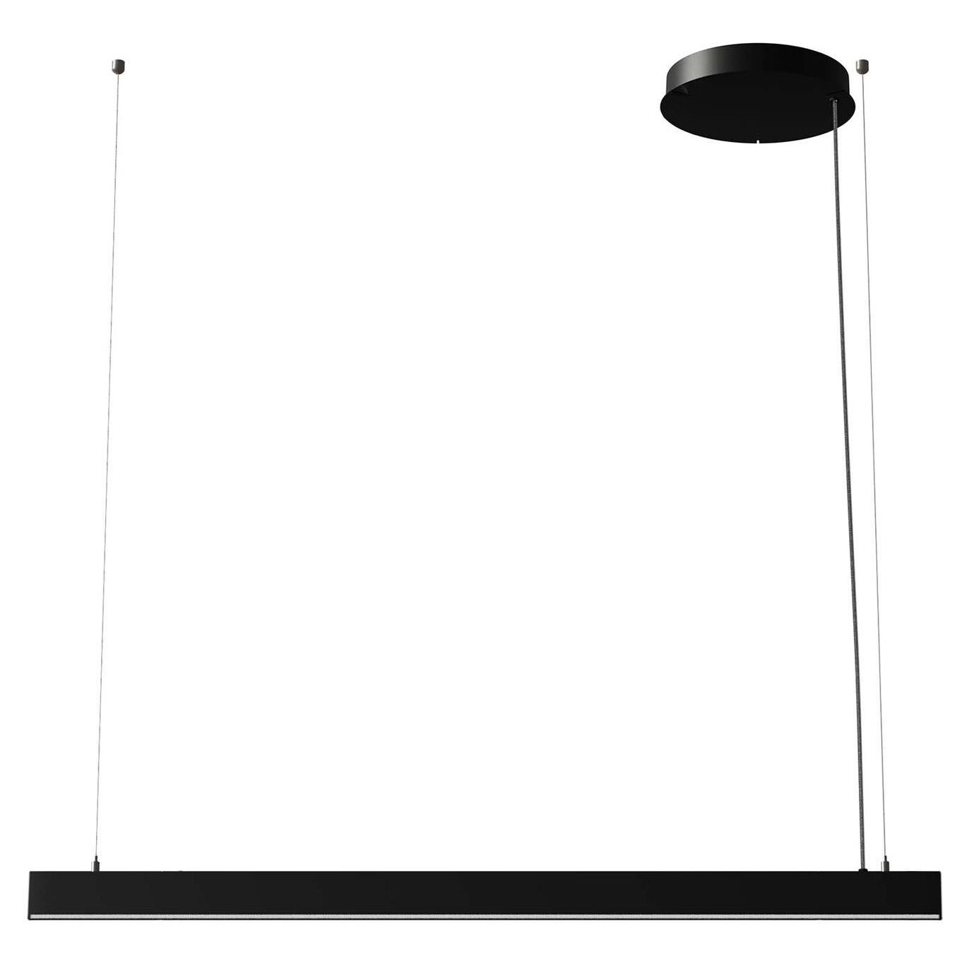 Ilti Luce Zirkol Linear 39.4" Downlight LED 2700K Lámpara colgante en negro