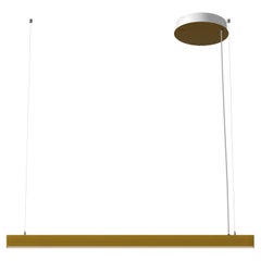 Ilti Luce Zirkol Lámpara colgante lineal LED 3000K de 39,4" en dorado