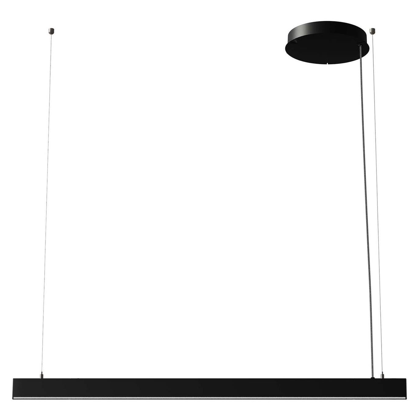 Ilti Luce Zirkol Linear 39.4" Downlight LED 3500K Pendelleuchte in Schwarz