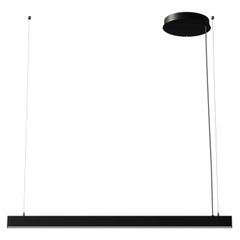 Ilti Luce Zirkol Linear 39.4" Up + Downlight LED 2700K Pendelleuchte in Schwarz