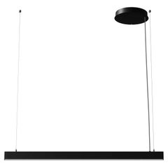 Ilti Luce Zirkol Linear 39.4" Up + Downlight LED 3500K Pendelleuchte in Schwarz