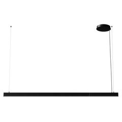 Ilti Luce Zirkol Linear 78,7" Downlight LED 3000K Pendelleuchte in Schwarz