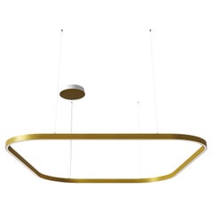Ilti Luce Zirkol Square 59" x 59" Downlight LED 2700K Pendant Light in Gold