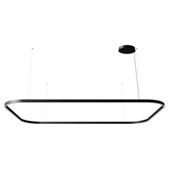 Ilti Luce Zirkol Square 78.7" x 78.7" Downlight LED 2700K Pendant Light in Black