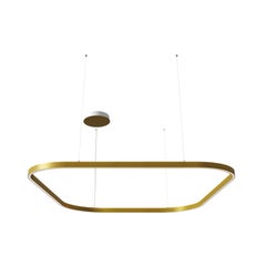 Ilti Luce Zirkol Quadrat 78,7" x 78,7" Downlight LED 2700K Pendelleuchte in Gold