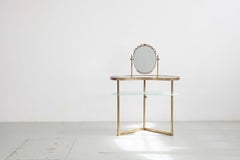 Beleuchtete Schminkkonsole - Schminktisch, Italien 1950er Jahre