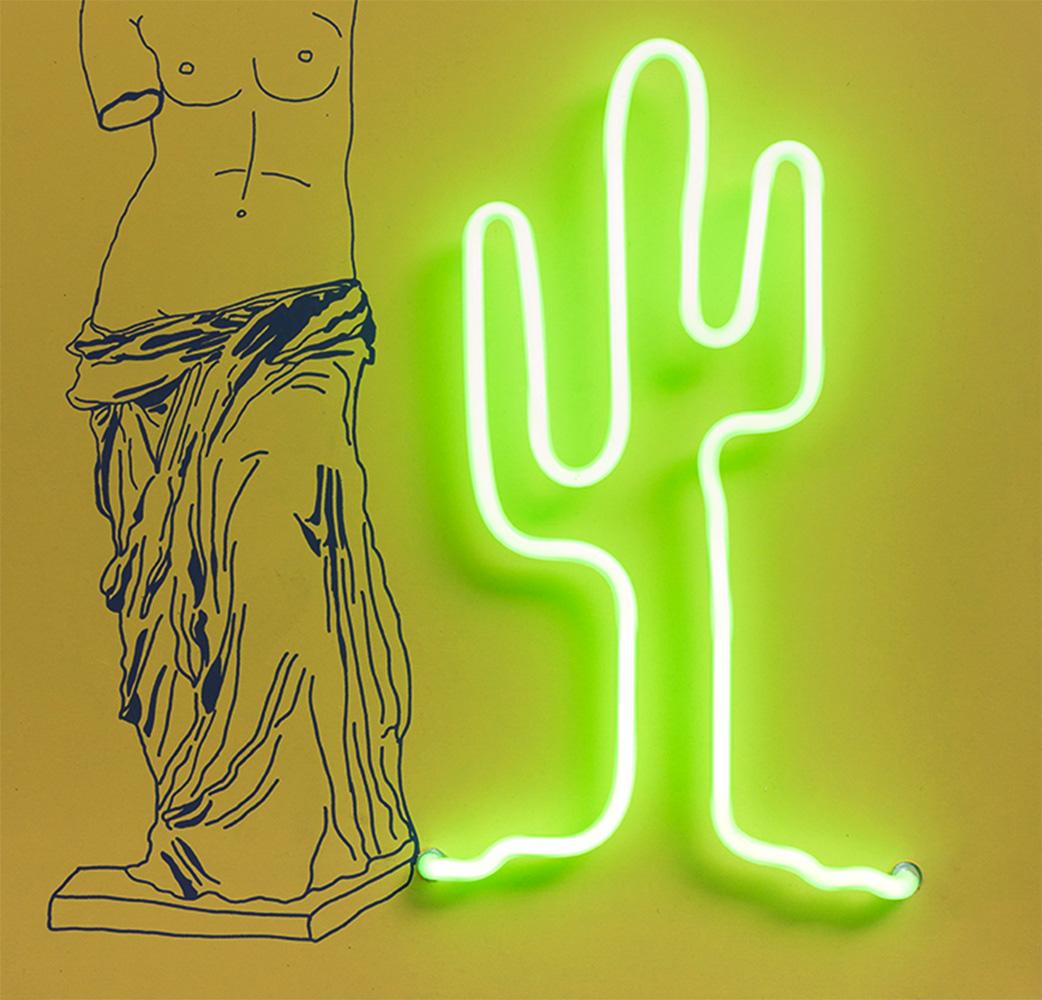 Colombian Ilusión. Neon Light Box Wall Sculpture. From the series Neon Classics For Sale