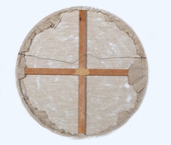 Blue Tondo, De Stijl Oil Painting by Ilya Bolotowsky