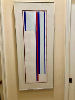 Ilya Bolotowsky Serigraph Red White and Blue