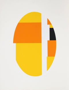 Série 7, sérigraphie géométrique abstraite d'Ilya Bolotowsky