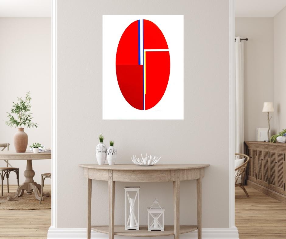 Untitled (Geometrische Abstraktion), Print, von Ilya Bolotowsky