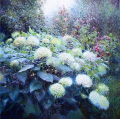 Hydrangea , 120 x 120cm