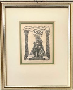 Ilya Schor Expressionist Judaica Woodcut Shabbat Woodblock Jewish Art Print