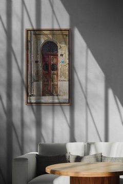 Serbian Door - 21st Century Contemporary Landscape Oil Painting