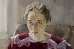 Taisia Reading - 21st Century Russian Contemporary Portrait Oil Painting