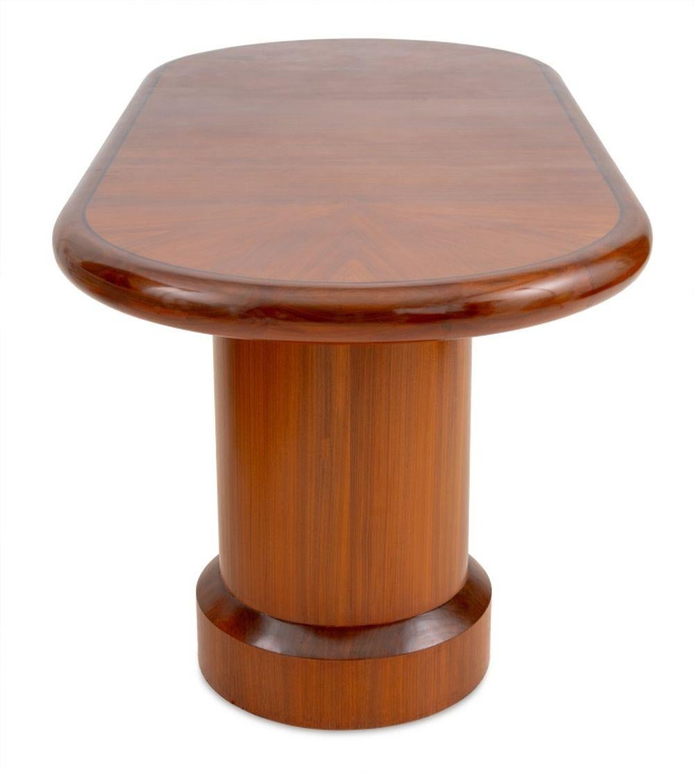 I.M. Pei Postmodern Mahogany Dining Table For Sale 1