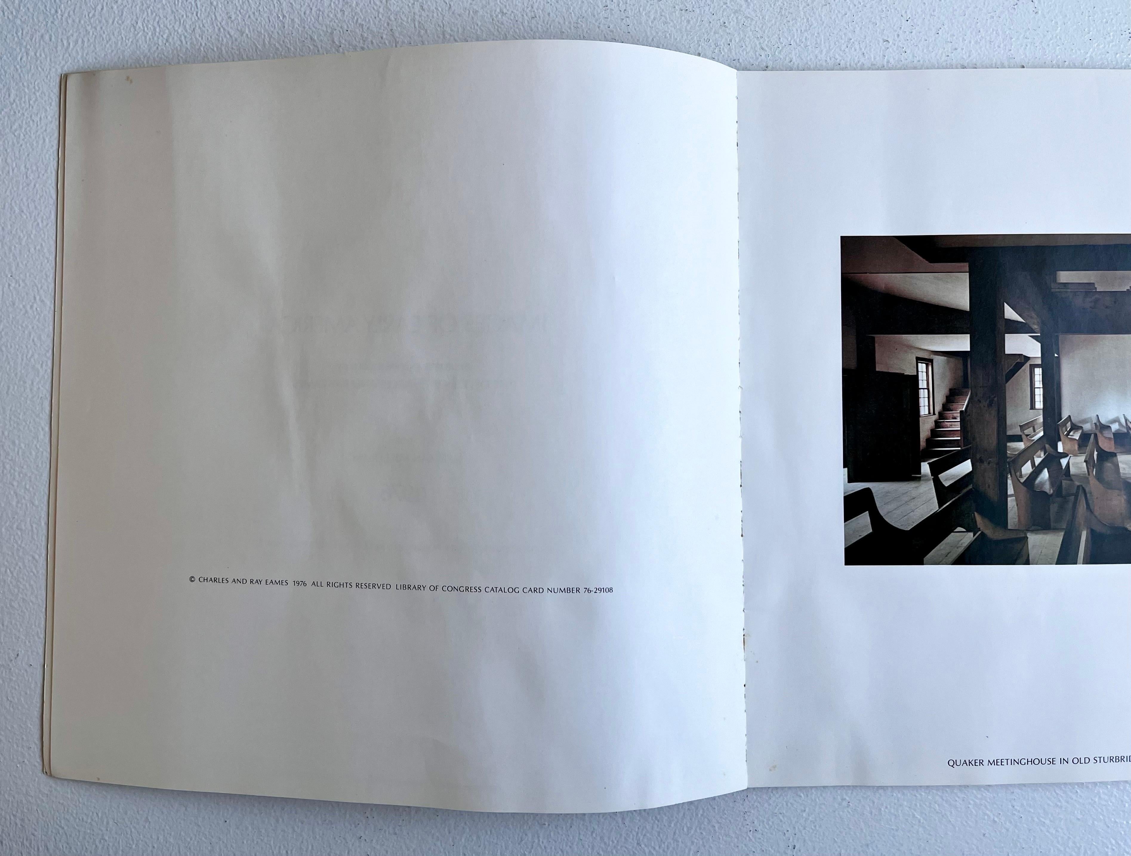 Libro 'Images of Early America' di C.R. Eames per  Herman Miller, 1976 in vendita 3
