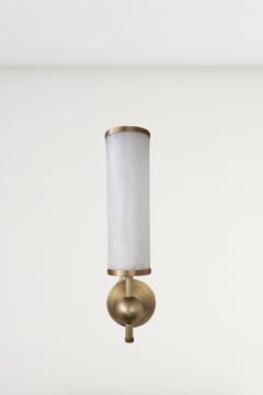 Imagin Alabaster Cylinder Wall Sconce