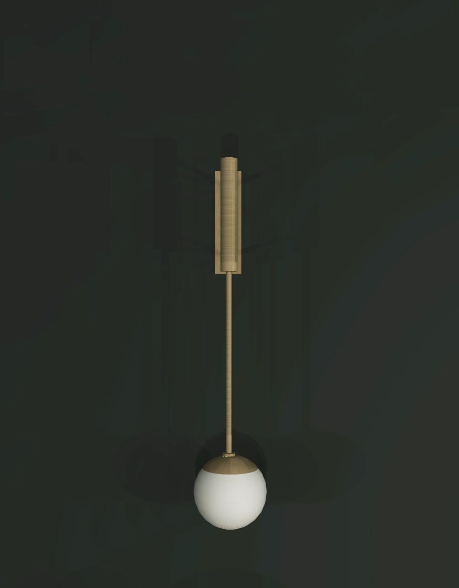 Design and crafted by world-renowned lighting brand IMAGIN, and inspired by architectural details and mid-century design, this wall light is simple and bold. Using geometric language and limited materials, consistent, yet sophisticated compositional