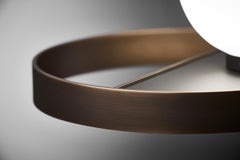 IMAGIN Minimal Wall Light 2 in Bronze and Opal Glass