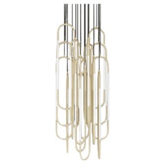 Imagin Rod Chandelier in Brushed Brass