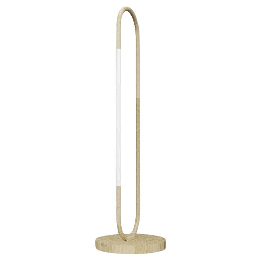Imagin Rod Table Lamp in Brushed Brass For Sale