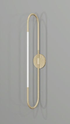 Imagin Rod Wall Light 1 in Brushed Brass