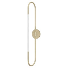 Imagin Rod Wall Light 1 in Brushed Brass